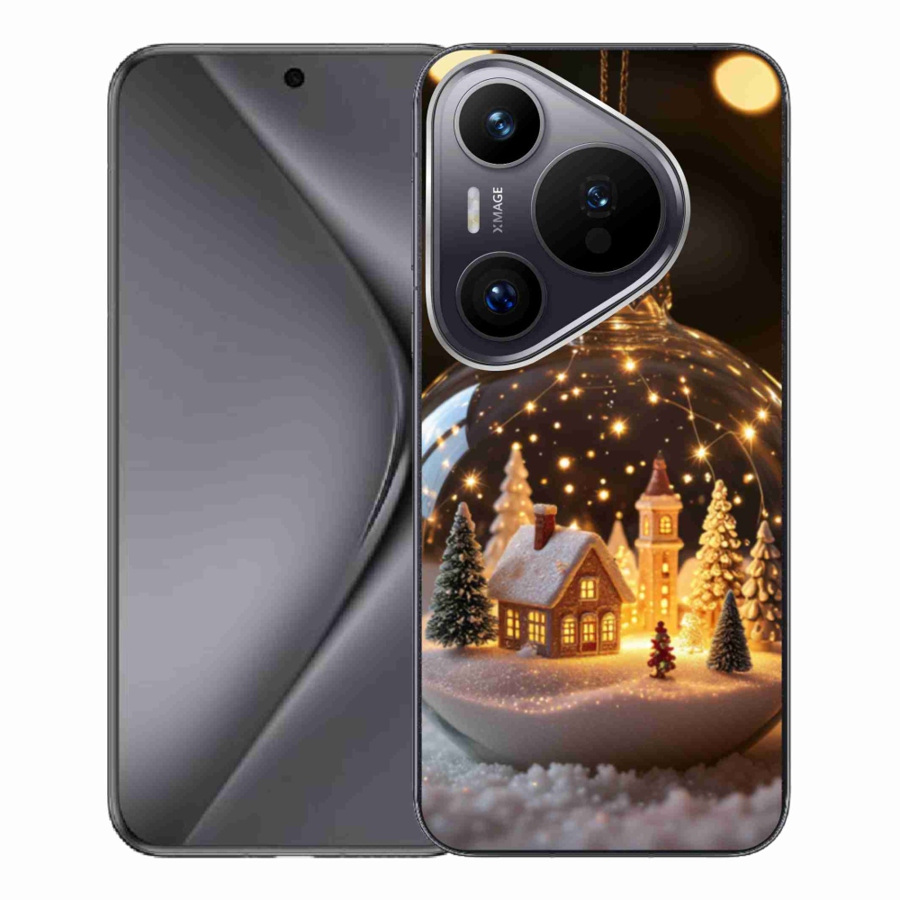 Gelový kryt mmCase na Huawei Pura 70 Pro - vánoční koule 3