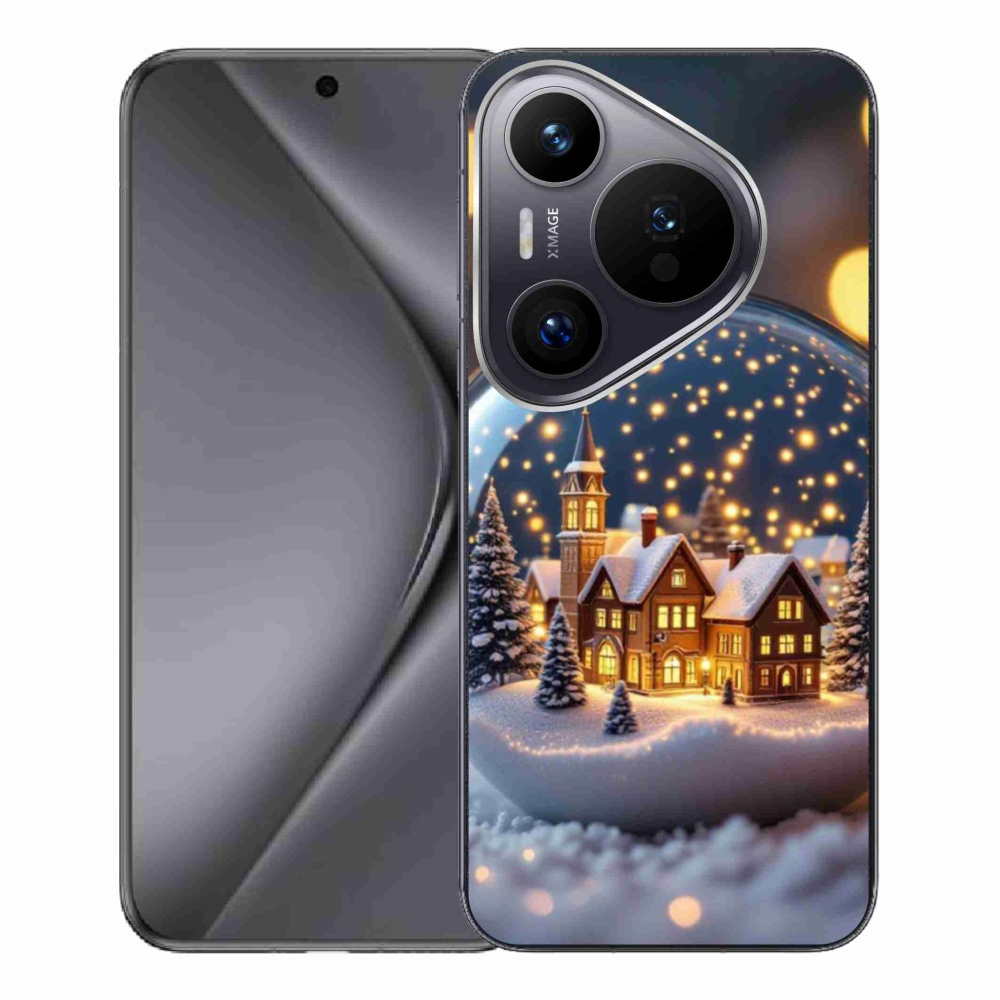 Gelový kryt mmCase na Huawei Pura 70 Pro - vánoční koule 4