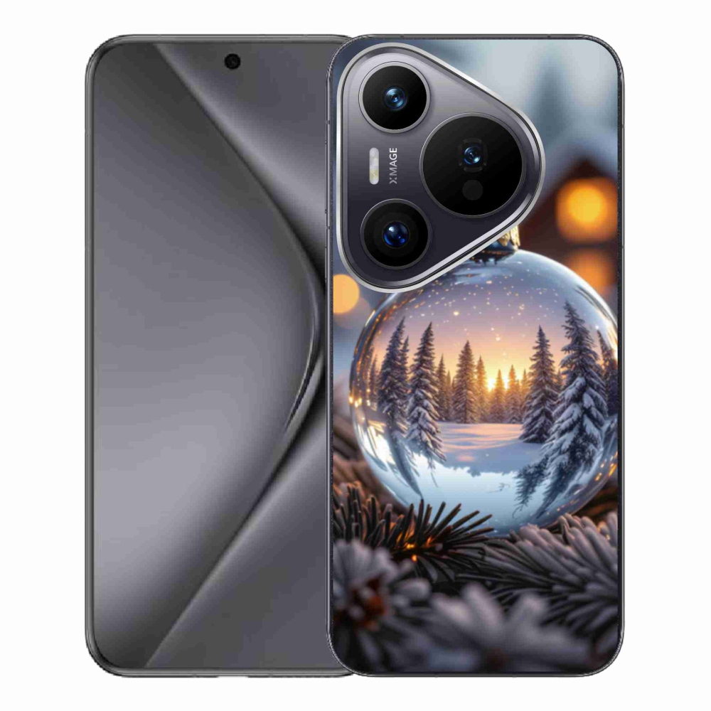 Gelový kryt mmCase na Huawei Pura 70 Pro - vánoční ozdoba
