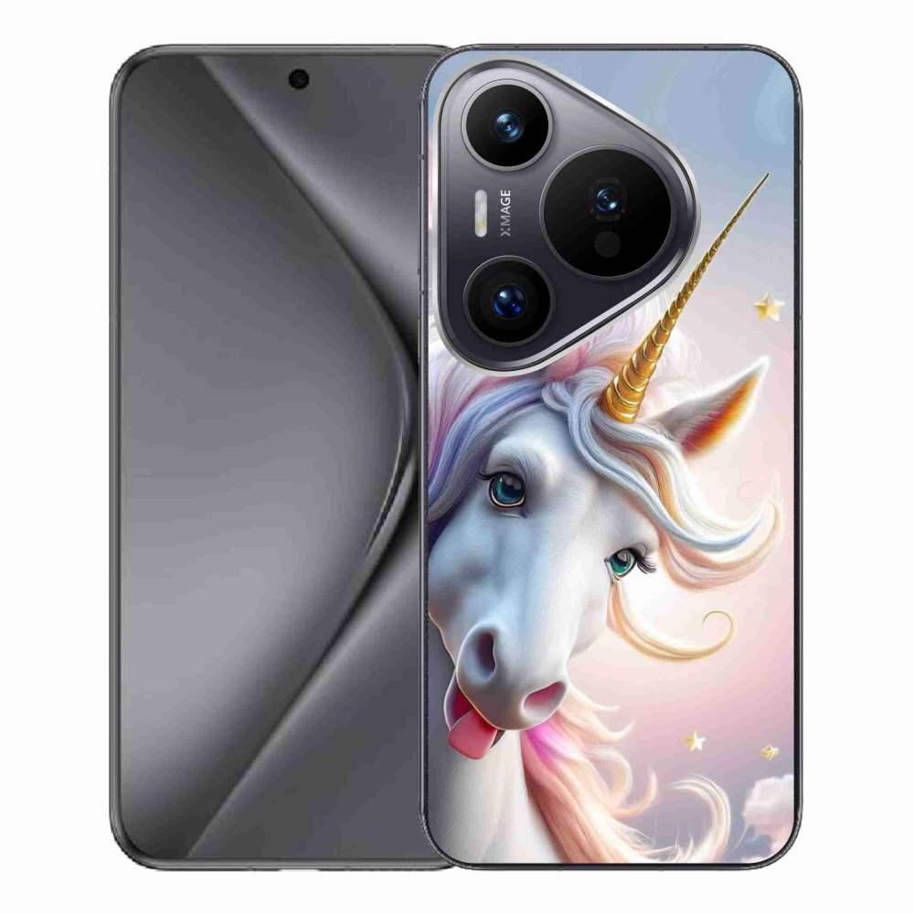 Gelový kryt mmCase na Huawei Pura 70 Pro - veselý jednorožec
