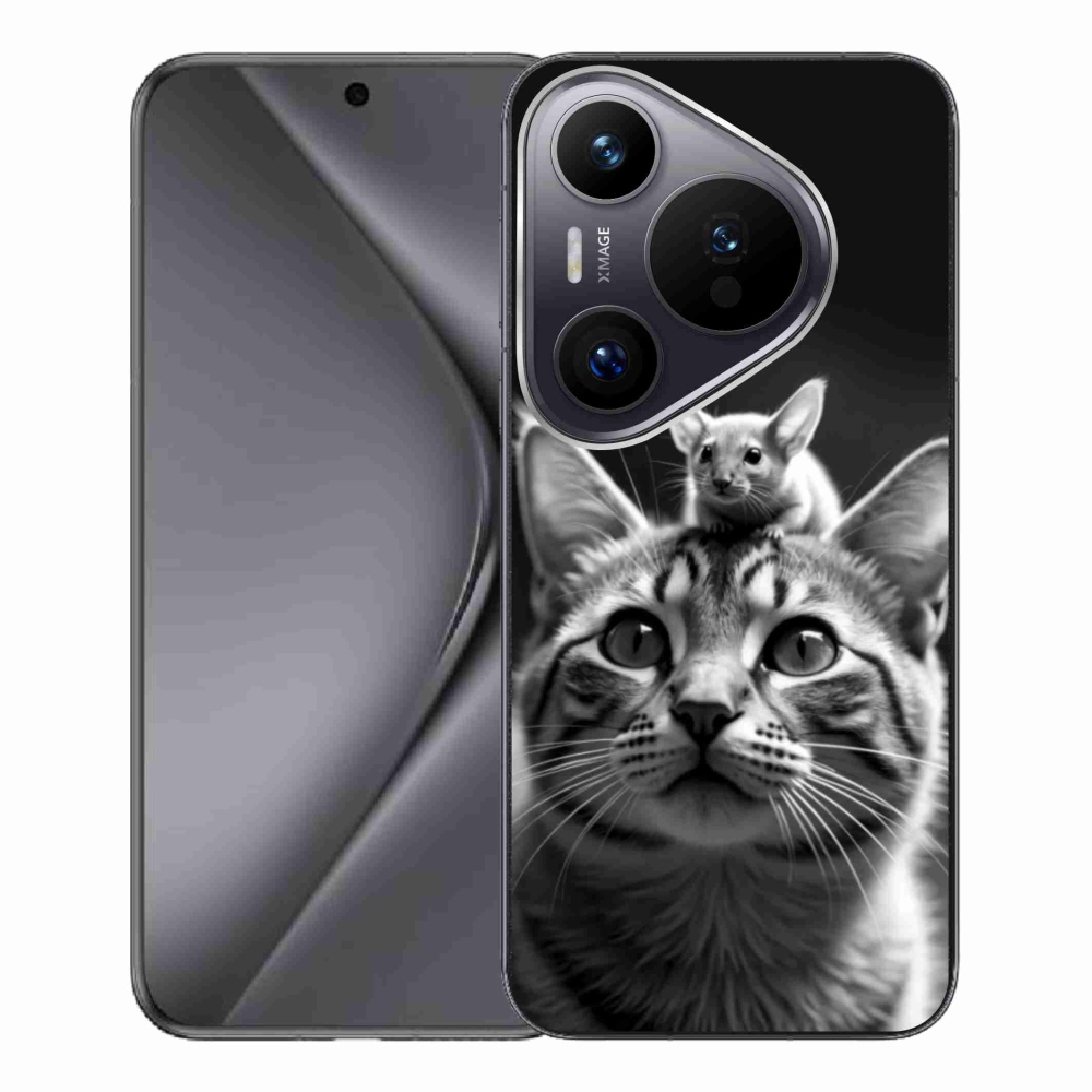 Gelový kryt mmCase na Huawei Pura 70 Pro - zvířecí přátelství 2