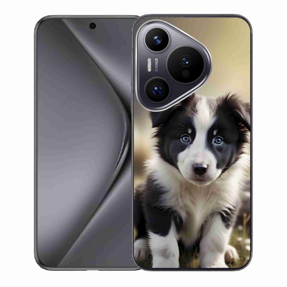 Gelový kryt mmCase na Huawei Pura 70 - roztomilá border kolie
