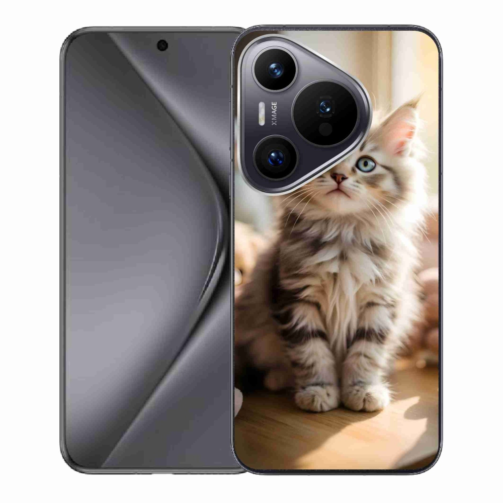 Gelový kryt mmCase na Huawei Pura 70 - roztomilé kotě 10