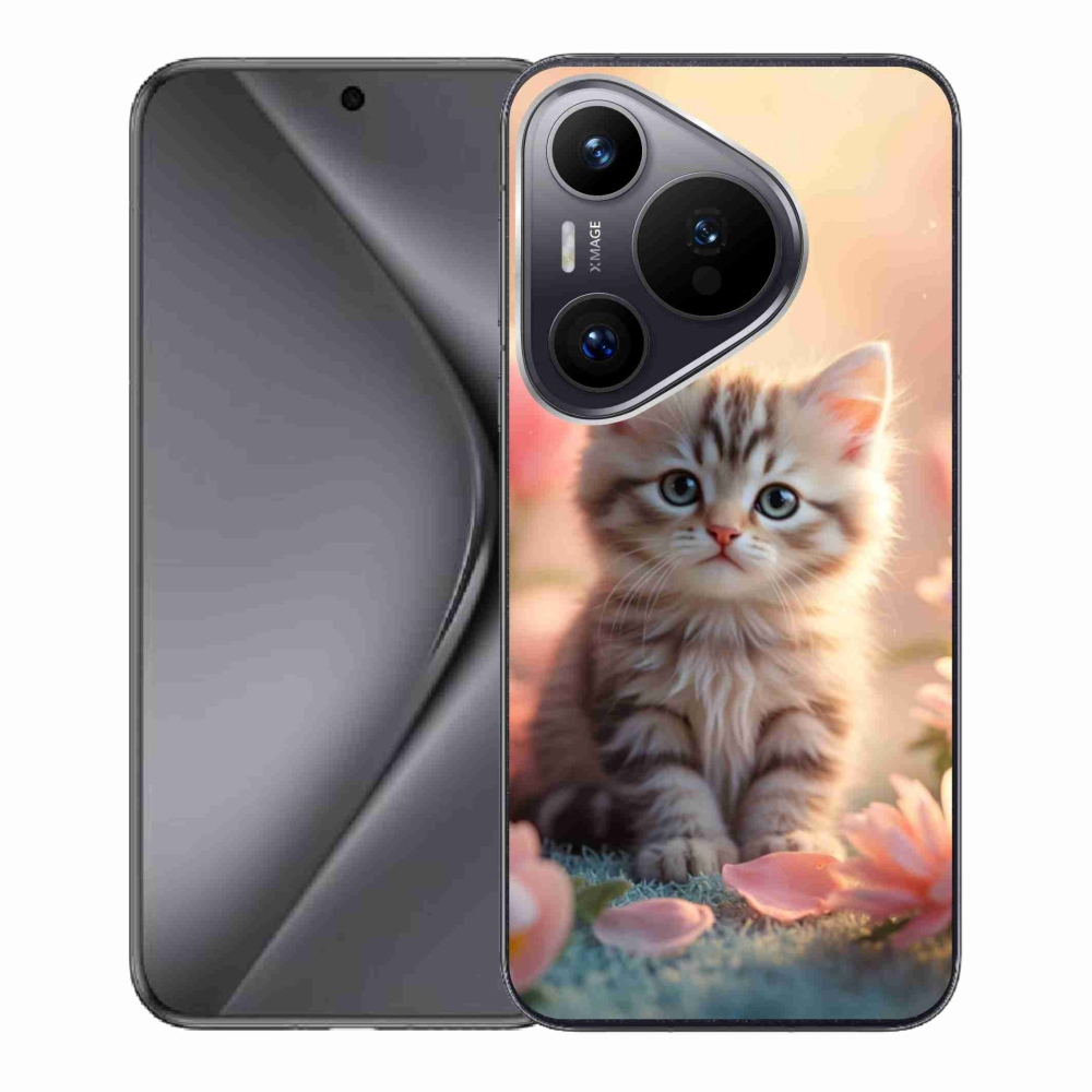 Gelový kryt mmCase na Huawei Pura 70 - roztomilé kotě 8