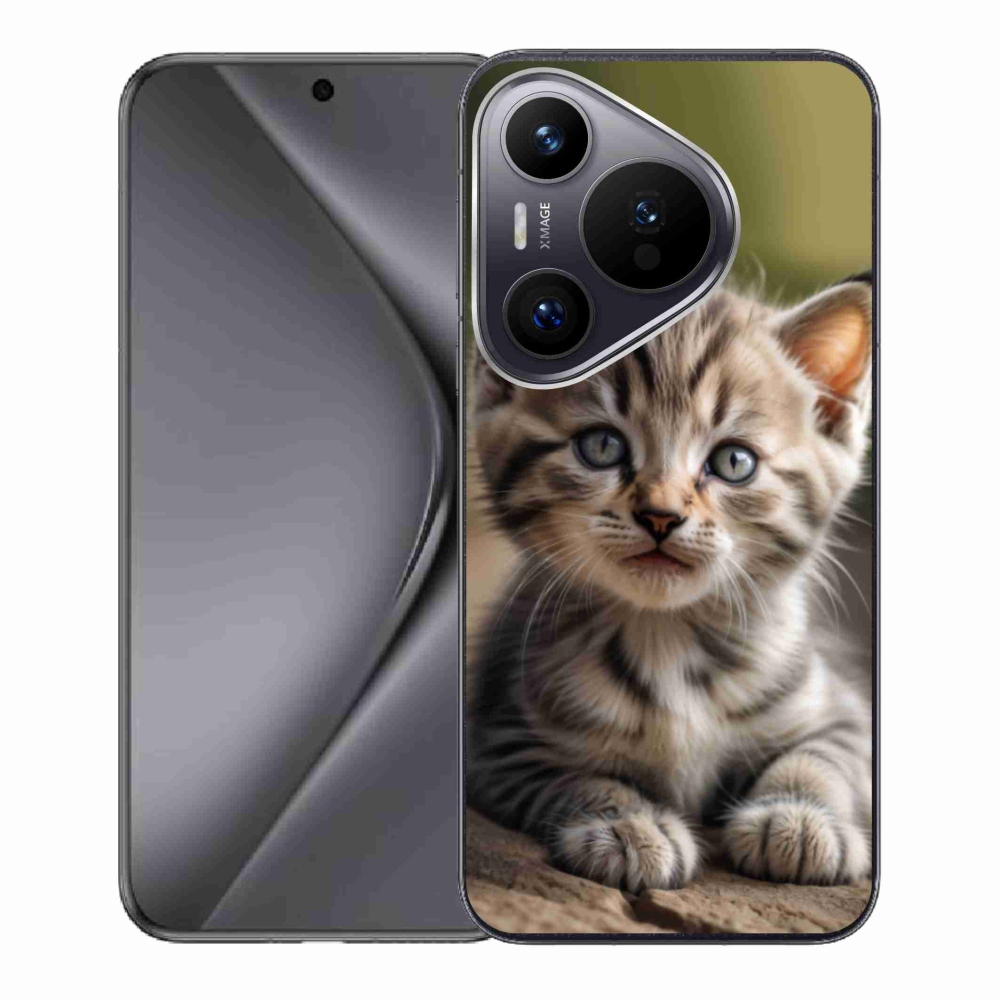 Gelový kryt mmCase na Huawei Pura 70 - roztomilé kotě 9