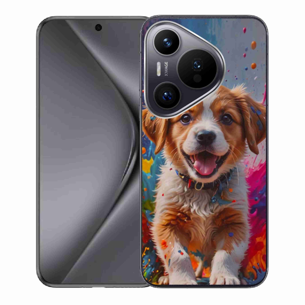 Gelový kryt mmCase na Huawei Pura 70 - roztomilé štěně 3