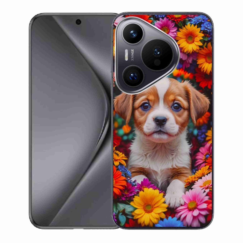 Gelový kryt mmCase na Huawei Pura 70 - roztomilé štěně
