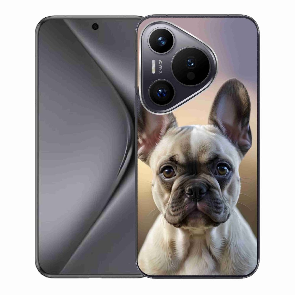 Gelový kryt mmCase na Huawei Pura 70 - roztomilý francouzský buldoček