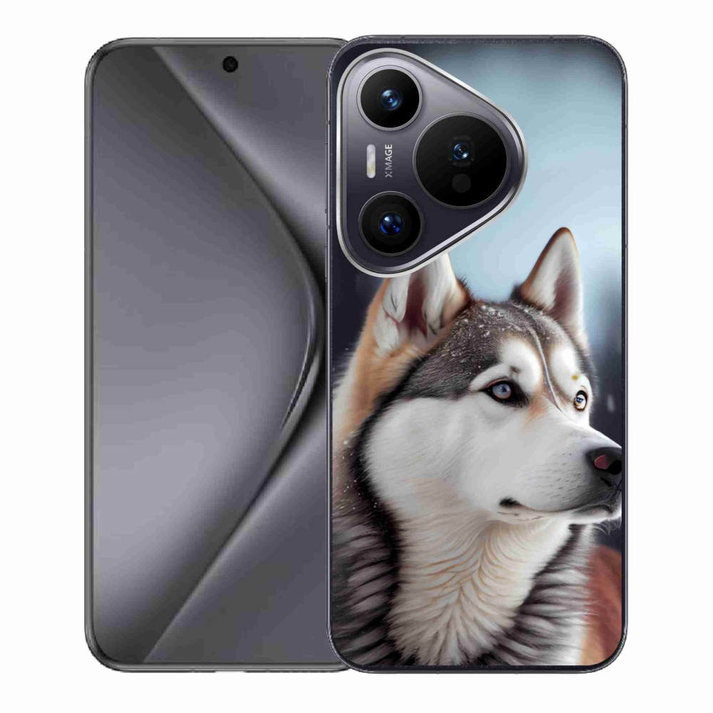 Gelový kryt mmCase na Huawei Pura 70 - sibiřský husky