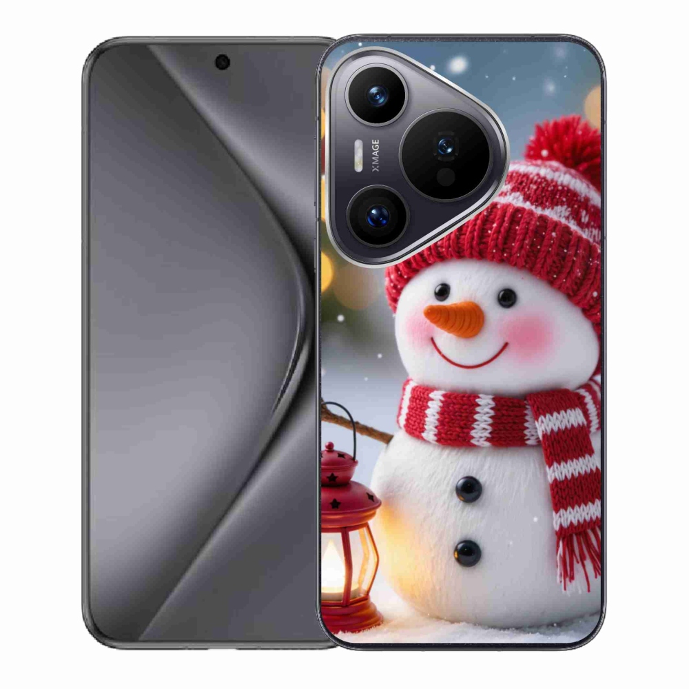 Gelový kryt mmCase na Huawei Pura 70 - sněhulák 2