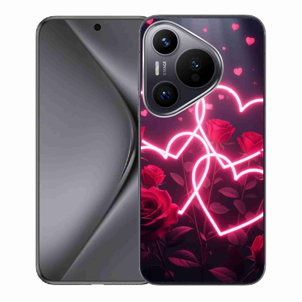 Gelový kryt mmCase na Huawei Pura 70 - srdce lásky