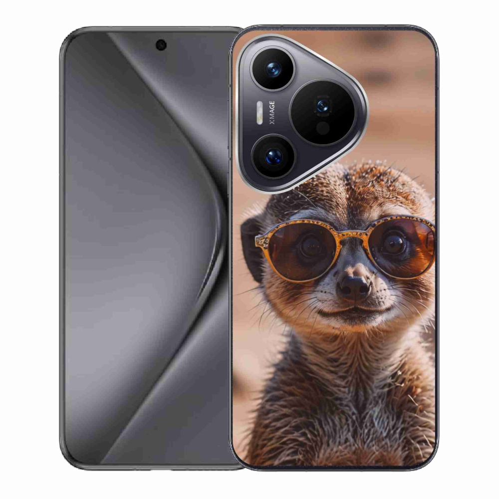 Gelový kryt mmCase na Huawei Pura 70 - stylová surikata