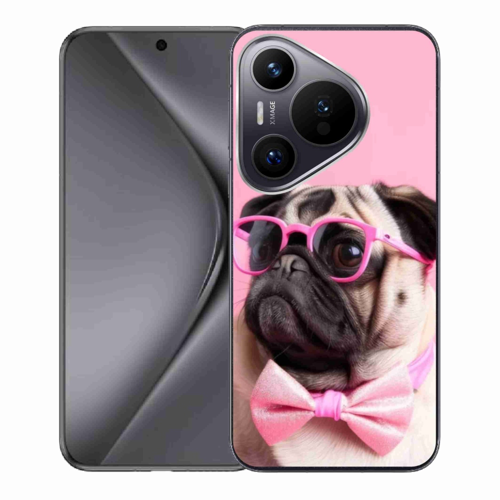 Gelový kryt mmCase na Huawei Pura 70 - stylový mops