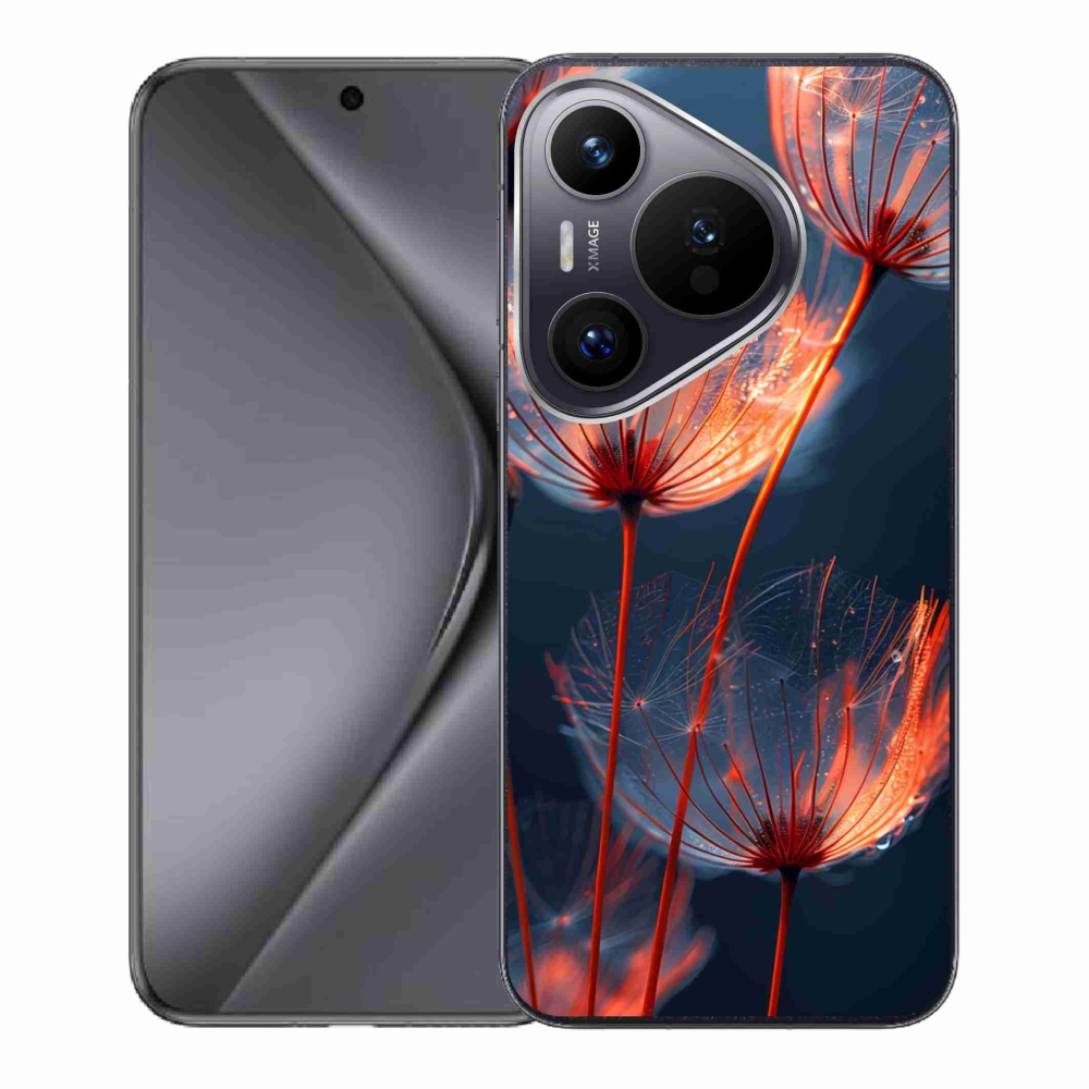 Gelový kryt mmCase na Huawei Pura 70 - světélkující chmýří