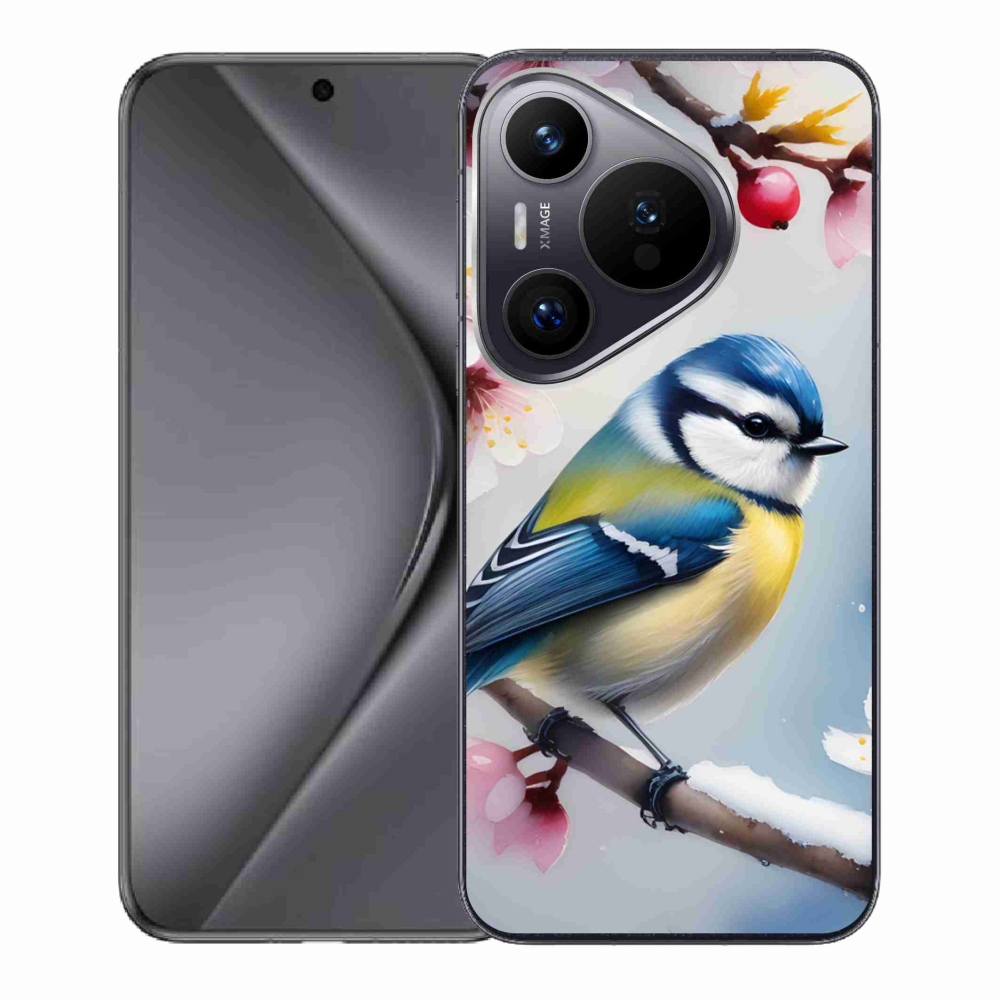 Gelový kryt mmCase na Huawei Pura 70 - sýkorka