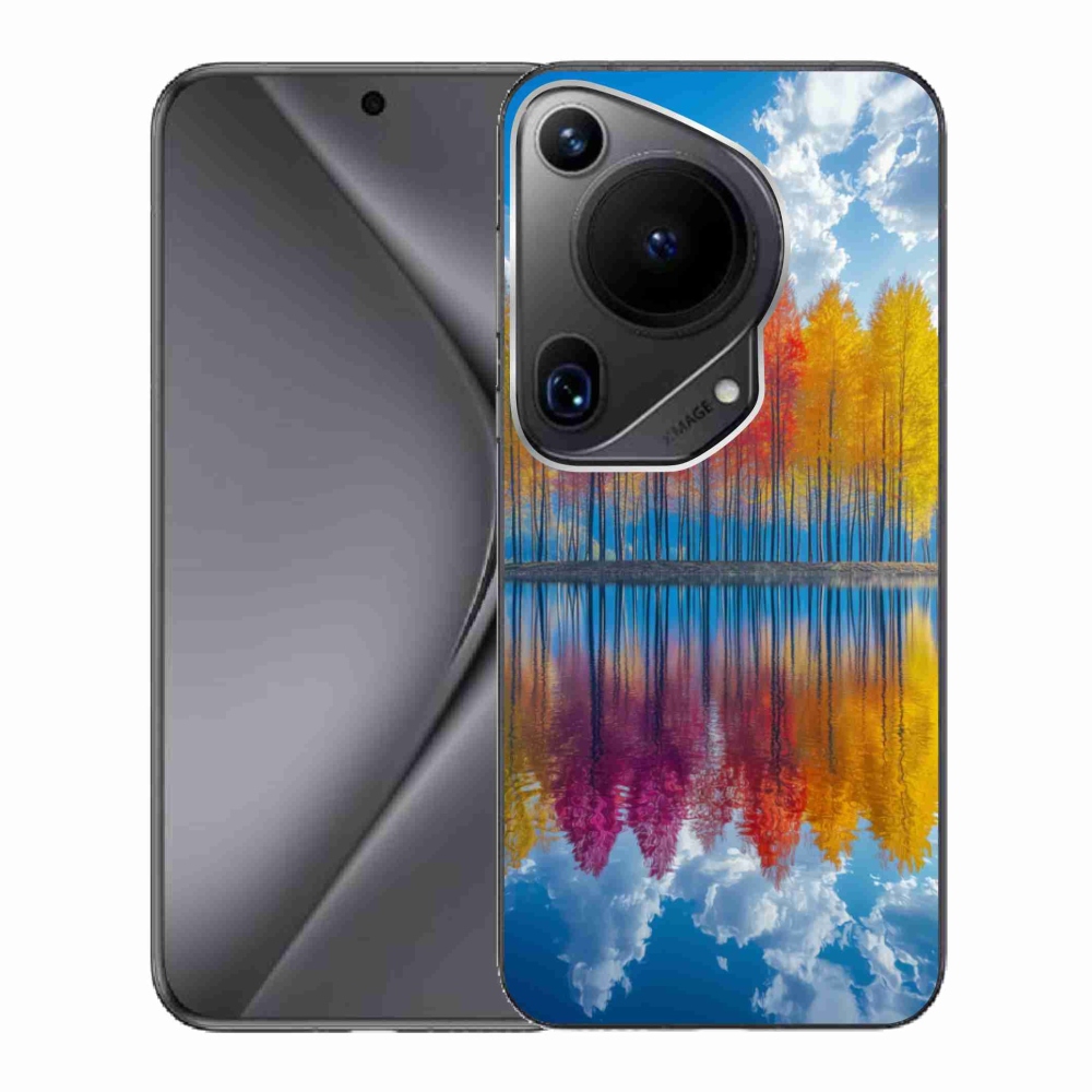 Gelový kryt mmCase na Huawei Pura 70 Ultra - barevné stromy