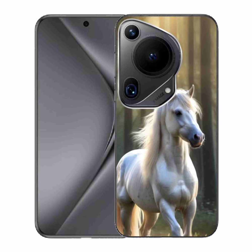 Gelový kryt mmCase na Huawei Pura 70 Ultra - bílý kůň 3