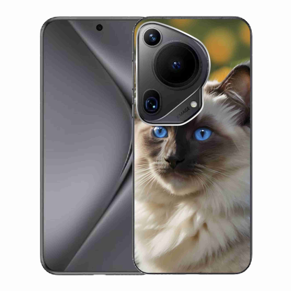 Gelový kryt mmCase na Huawei Pura 70 Ultra - bílý ragdoll