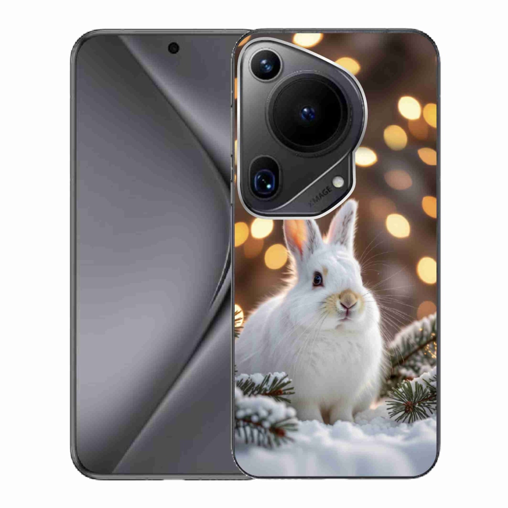 Gelový kryt mmCase na Huawei Pura 70 Ultra - bílý zajíc