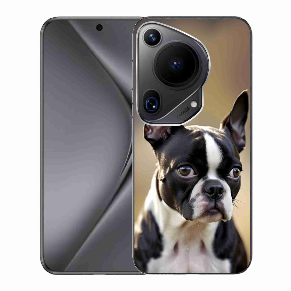 Gelový kryt mmCase na Huawei Pura 70 Ultra - bostonský teriér