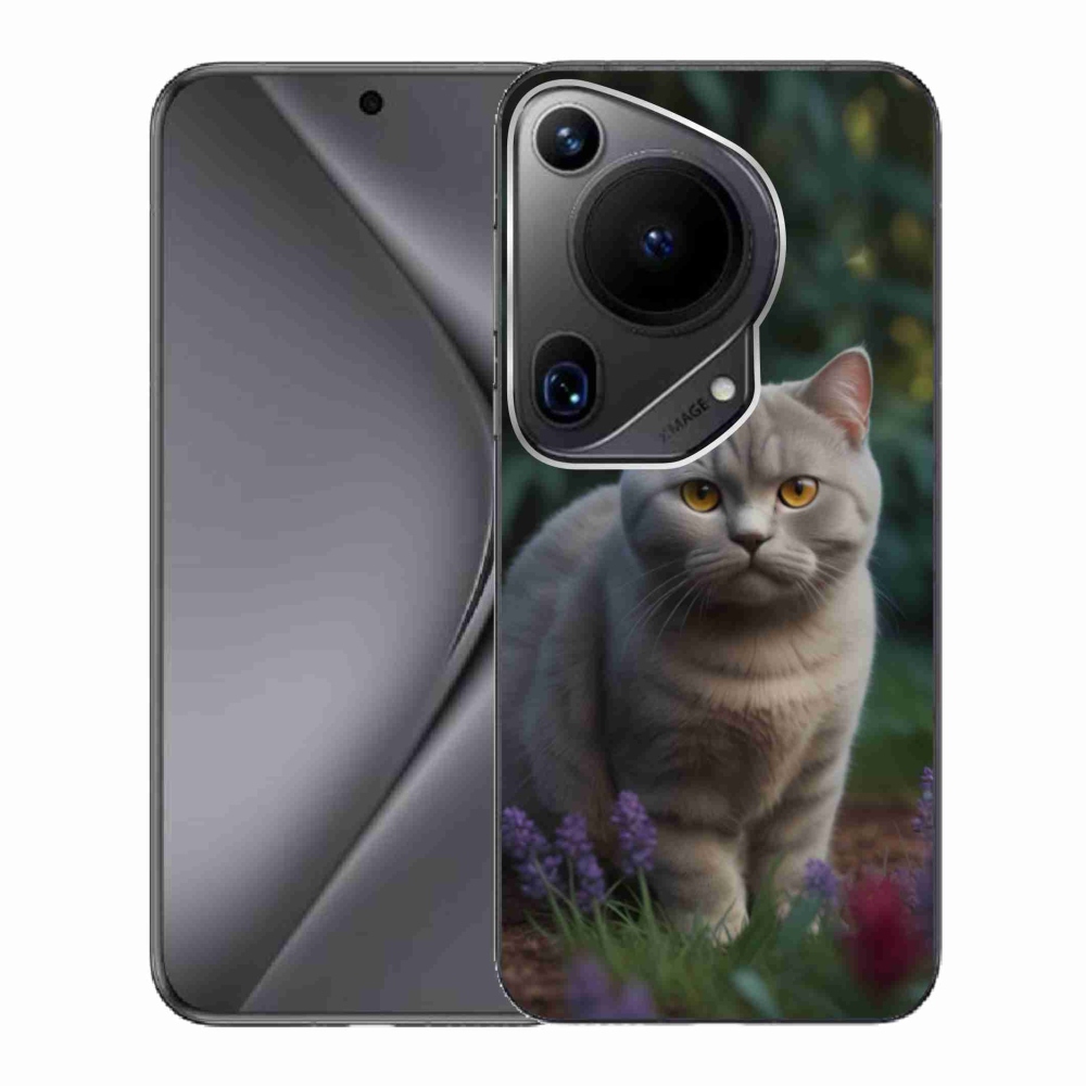Gelový kryt mmCase na Huawei Pura 70 Ultra - britská kočka