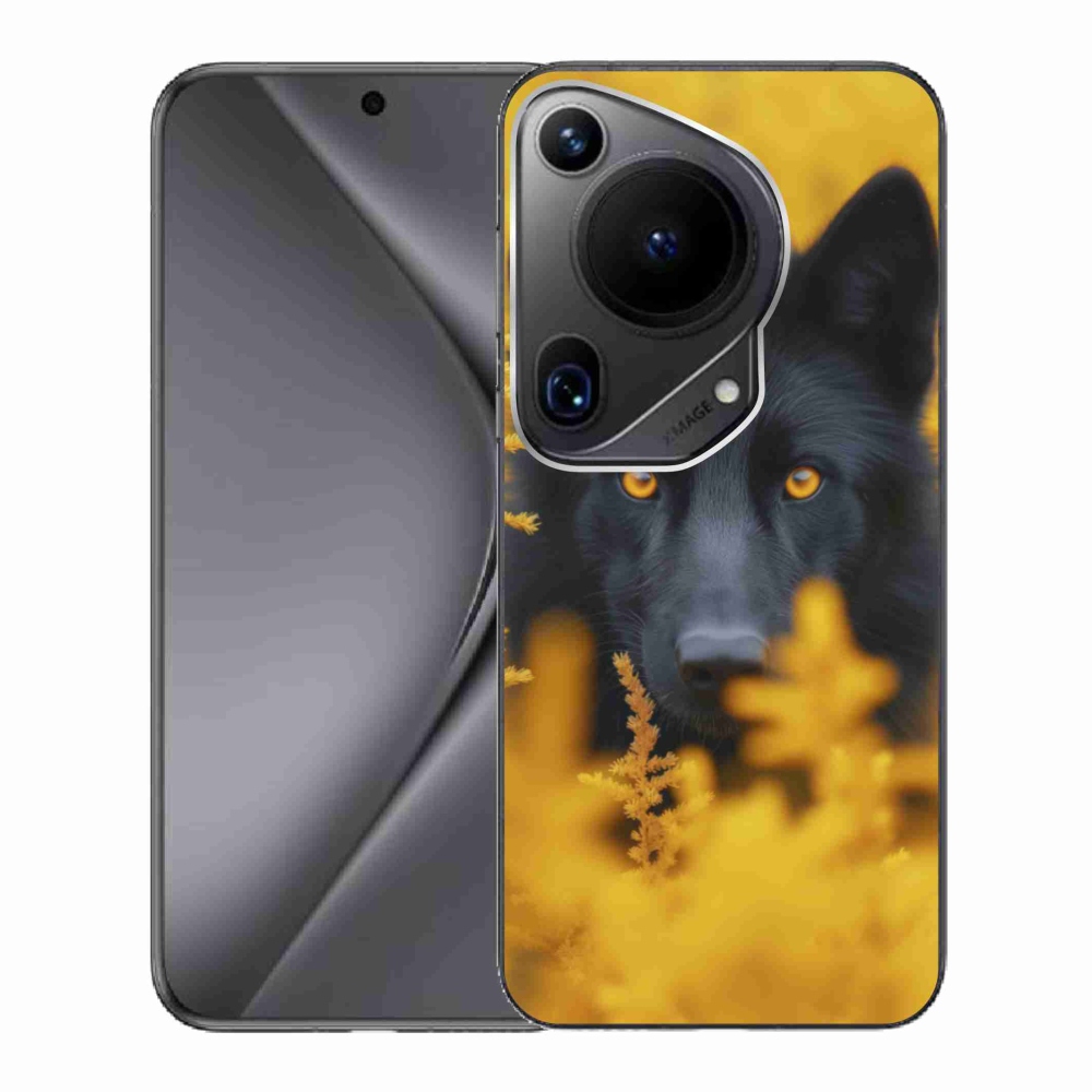 Gelový kryt mmCase na Huawei Pura 70 Ultra - černý vlk 2