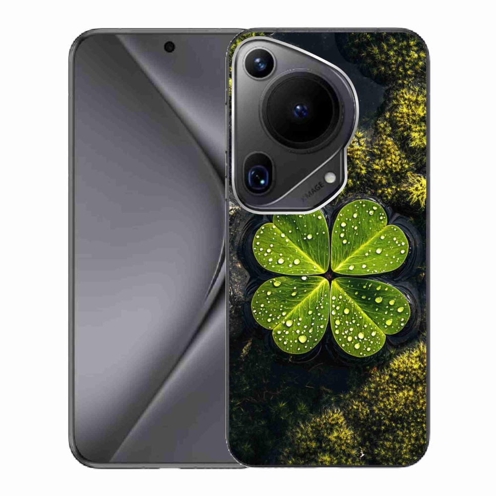 Gelový kryt mmCase na Huawei Pura 70 Ultra - čtyřlístek