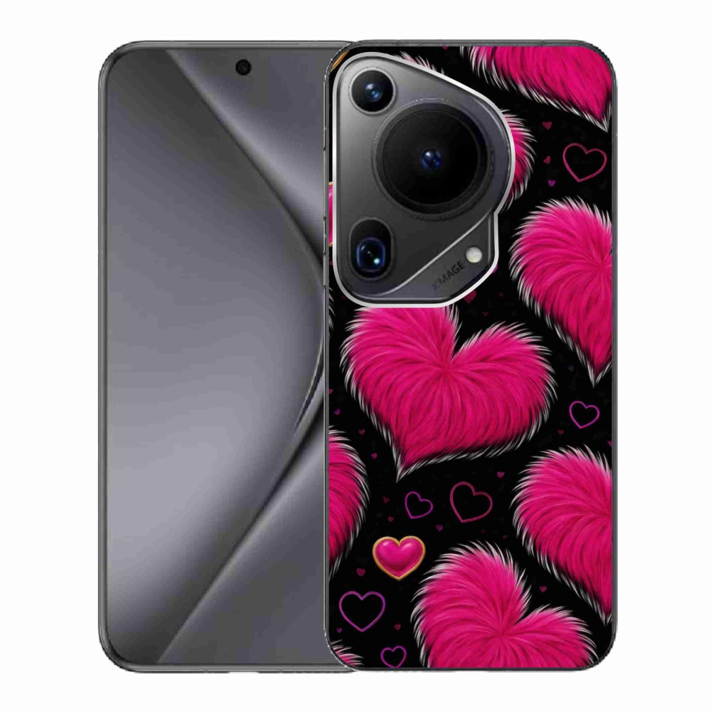 Gelový kryt mmCase na Huawei Pura 70 Ultra - hebká srdce