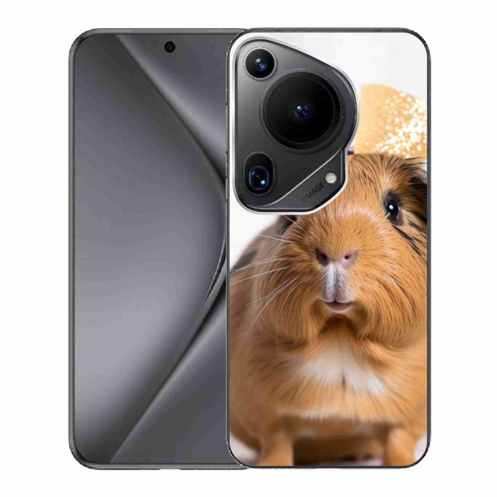 Gelový kryt mmCase na Huawei Pura 70 Ultra - hnědé morče