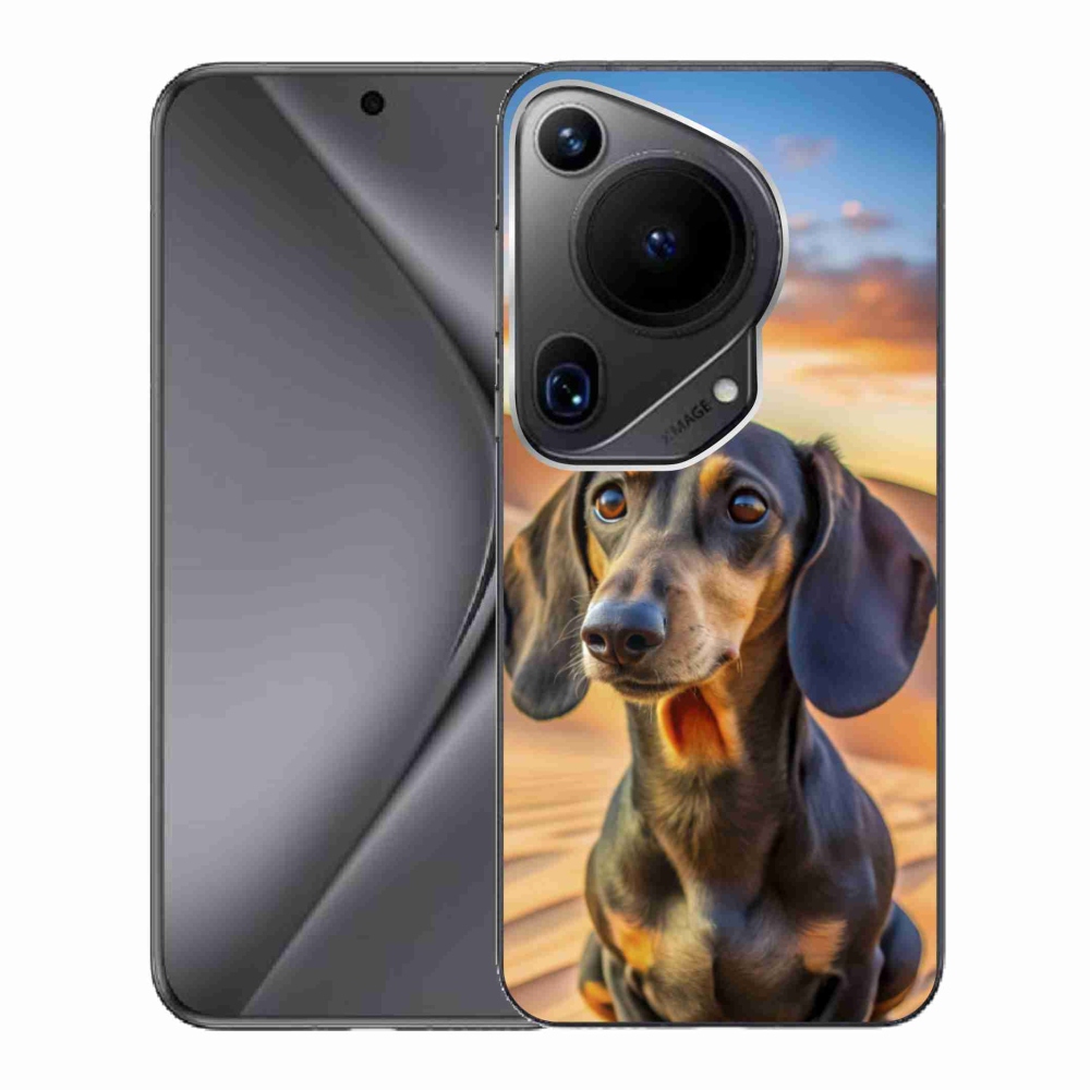 Gelový kryt mmCase na Huawei Pura 70 Ultra - jezevčík 3 