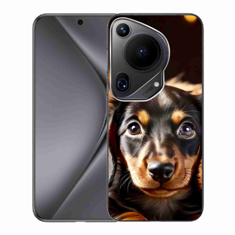 Gelový kryt mmCase na Huawei Pura 70 Ultra - jezevčík