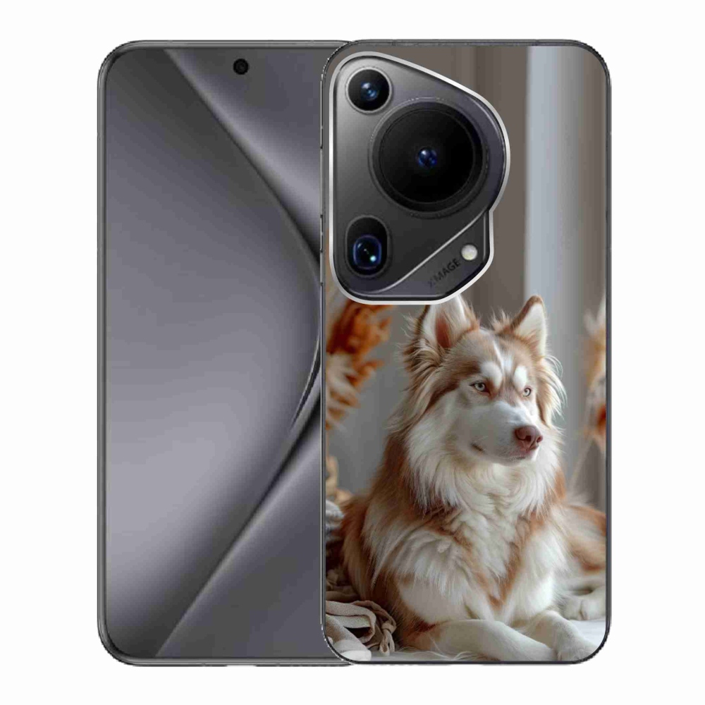 Gelový kryt mmCase na Huawei Pura 70 Ultra - klidný sibiřský husky