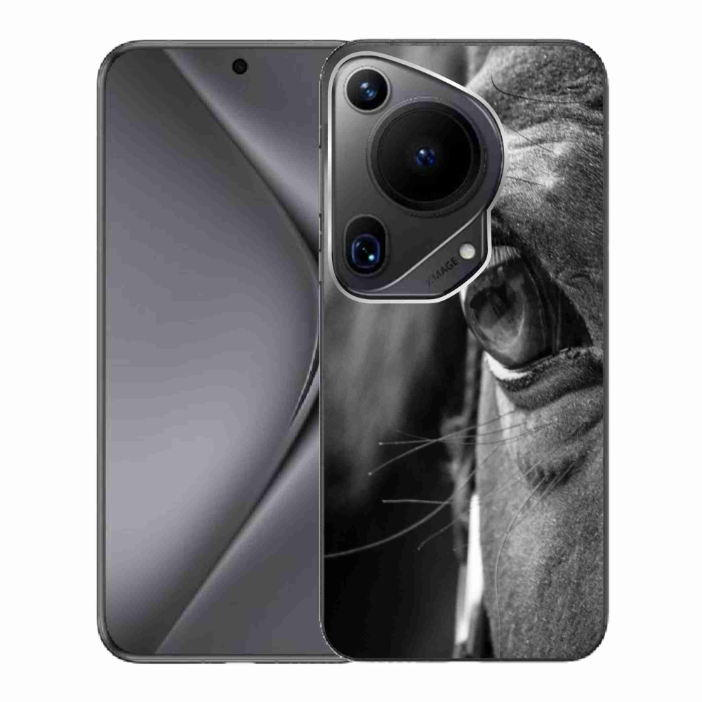 Gelový kryt mmCase na Huawei Pura 70 Ultra - koňský pohled