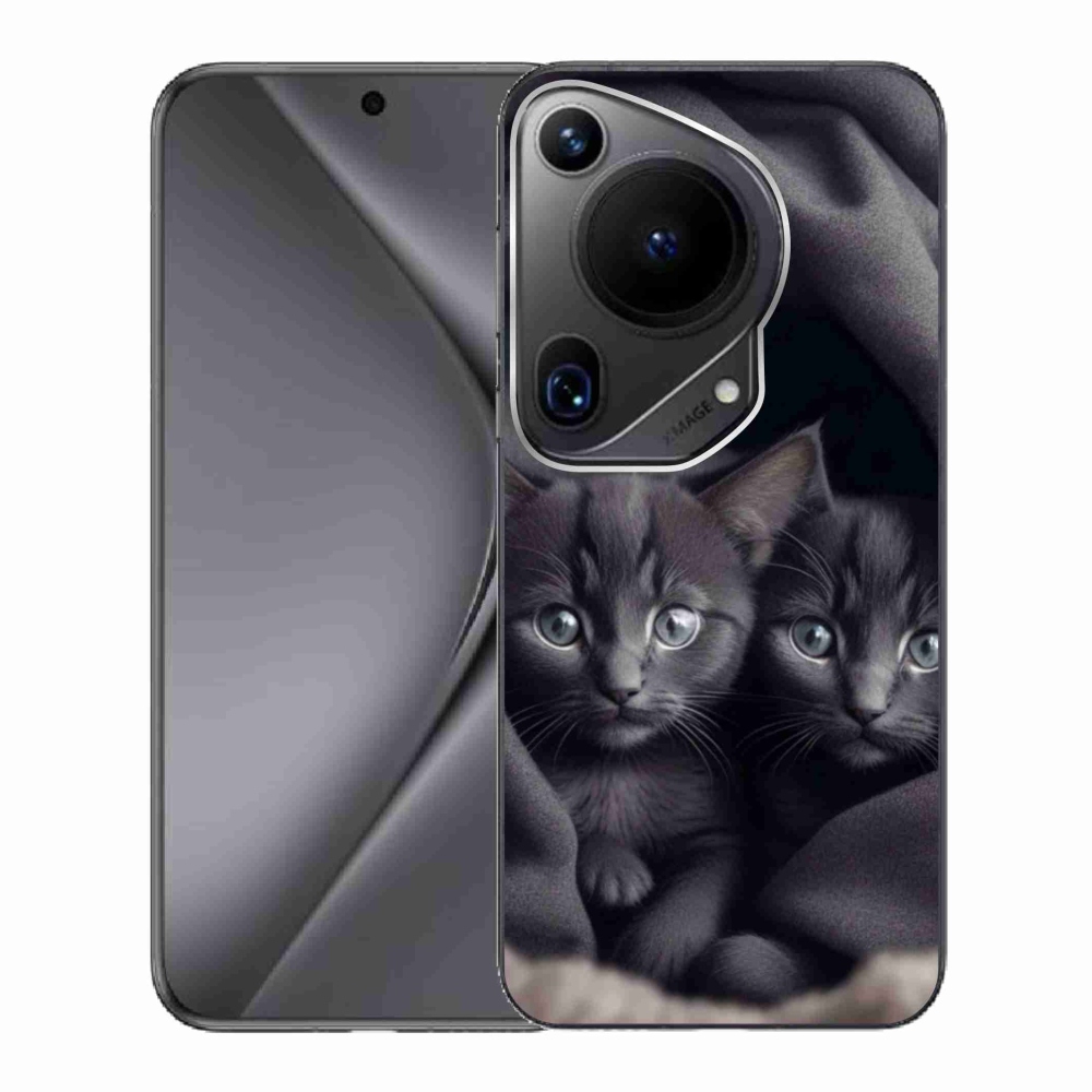 Gelový kryt mmCase na Huawei Pura 70 Ultra - kočičí duo