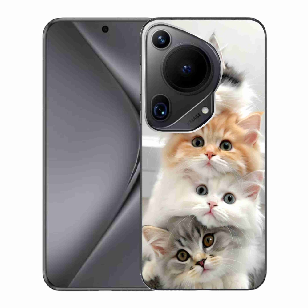 Gelový kryt mmCase na Huawei Pura 70 Ultra - kočičí parta