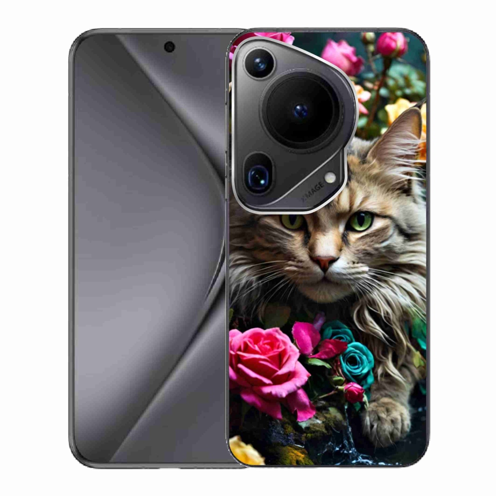 Gelový kryt mmCase na Huawei Pura 70 Ultra - kočíčí pohled 2