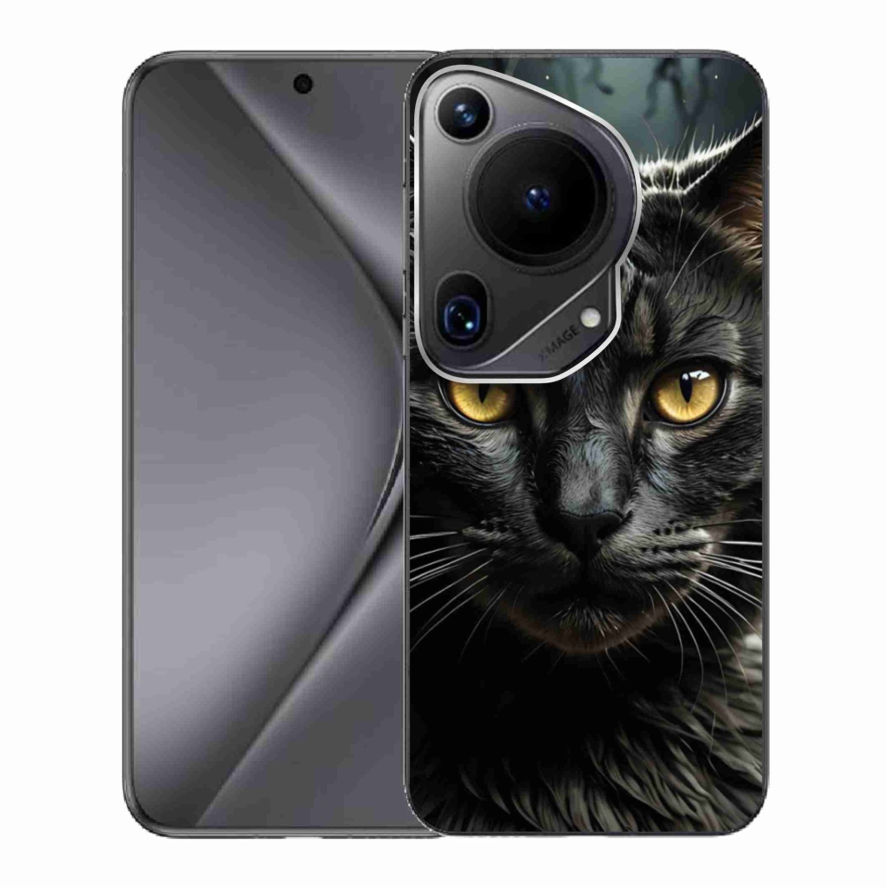 Gelový kryt mmCase na Huawei Pura 70 Ultra - kočičí pohled 3