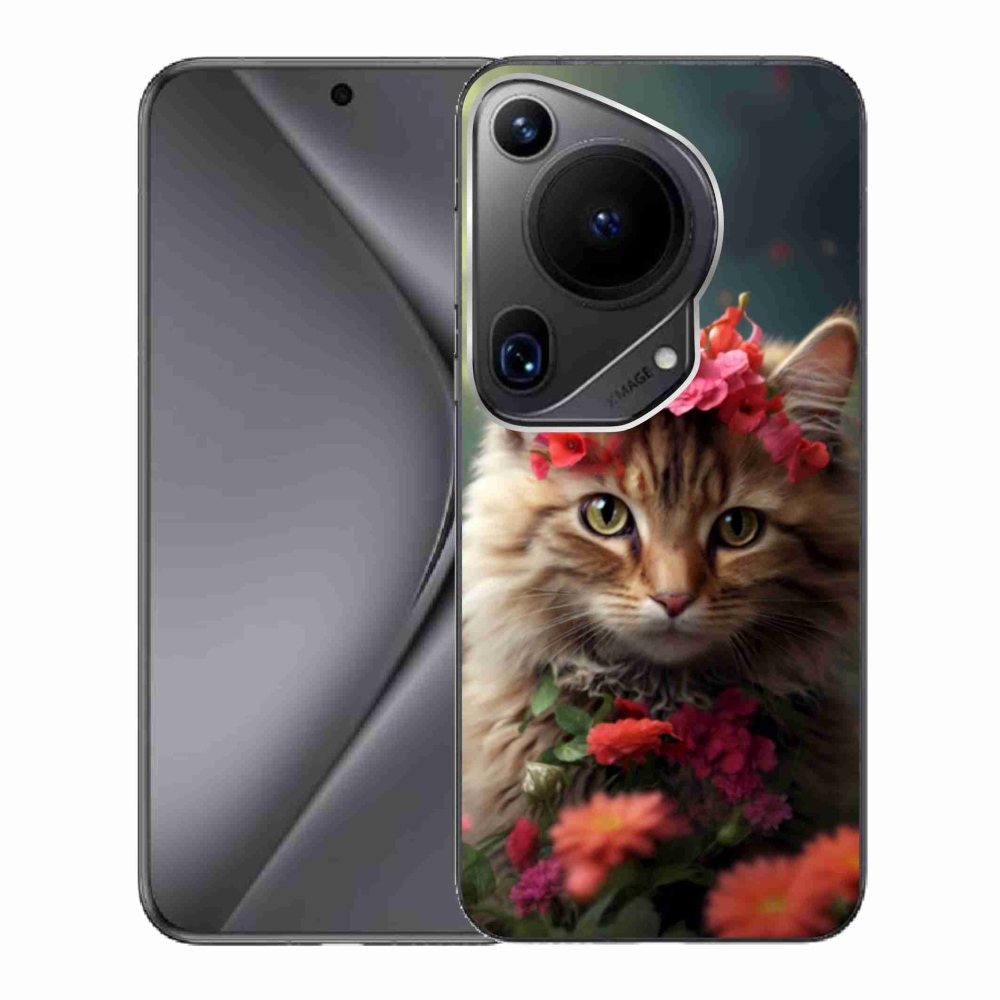 Gelový kryt mmCase na Huawei Pura 70 Ultra - kočíčí princezna