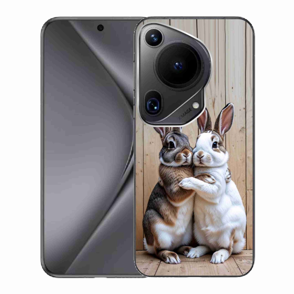 Gelový kryt mmCase na Huawei Pura 70 Ultra - králičí pár