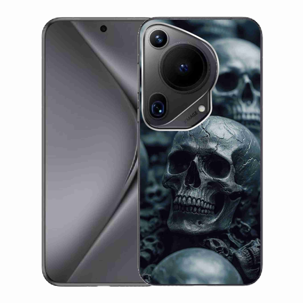Gelový kryt mmCase na Huawei Pura 70 Ultra - lebka 2
