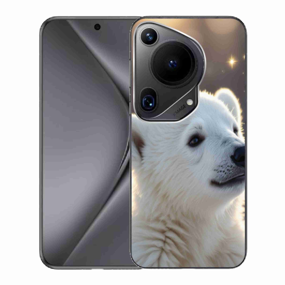 Gelový kryt mmCase na Huawei Pura 70 Ultra - lední medvěd