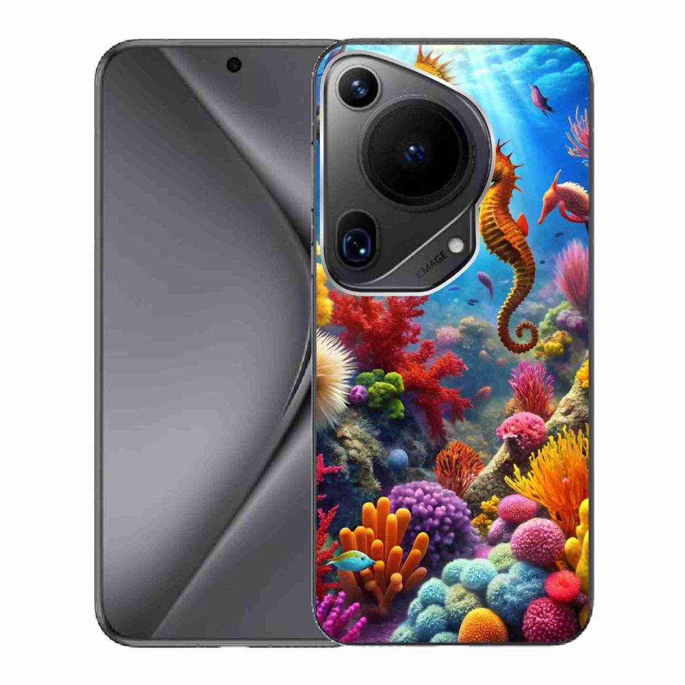 Gelový kryt mmCase na Huawei Pura 70 Ultra - mořský svět 3