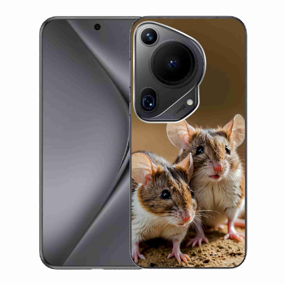 Gelový kryt mmCase na Huawei Pura 70 Ultra - myší duo