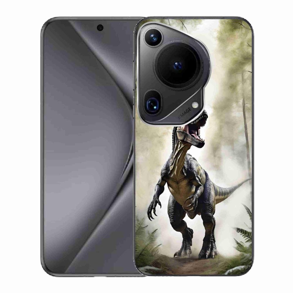 Gelový kryt mmCase na Huawei Pura 70 Ultra - naštvaný T-Rex