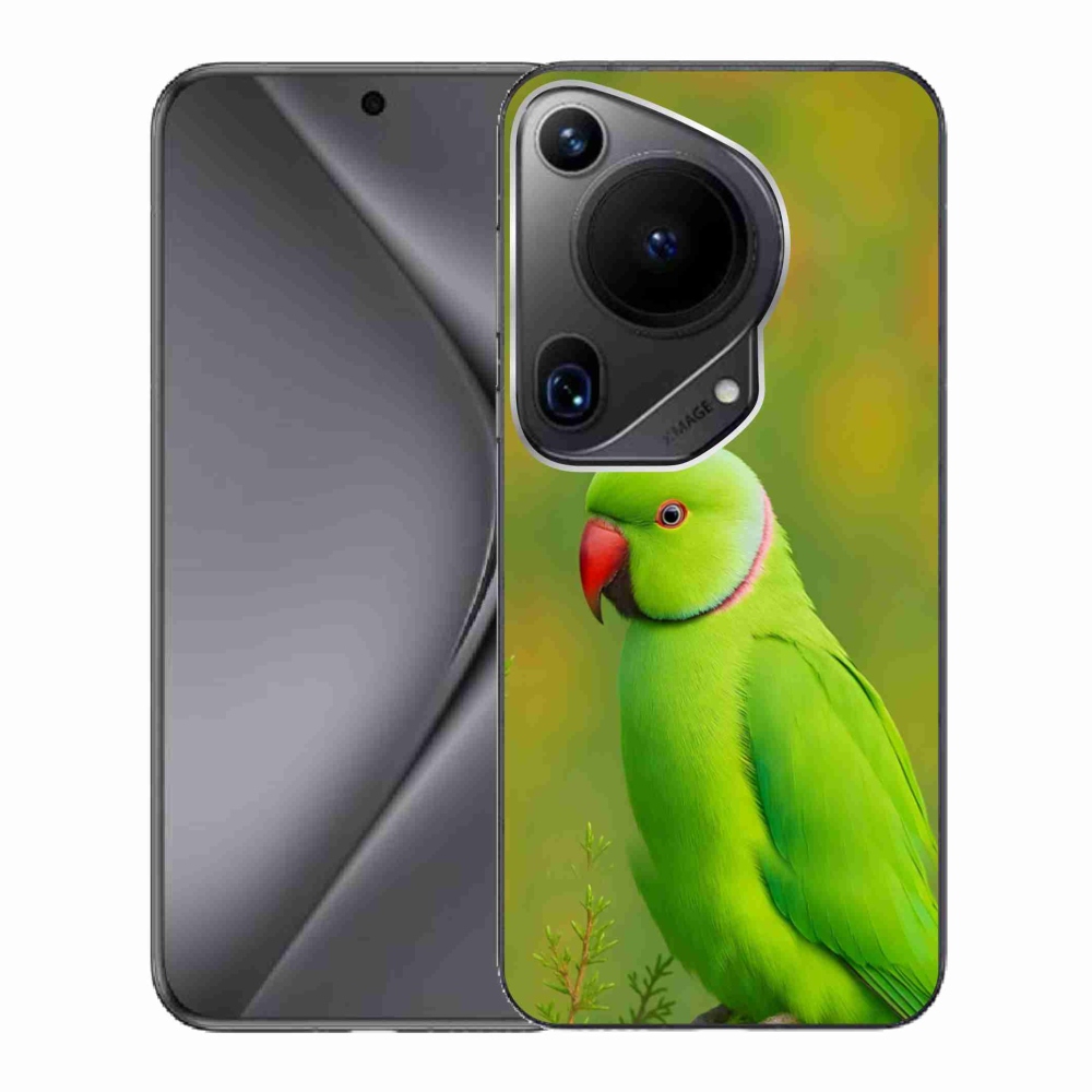 Gelový kryt mmCase na Huawei Pura 70 Ultra - papoušek alexandr 2