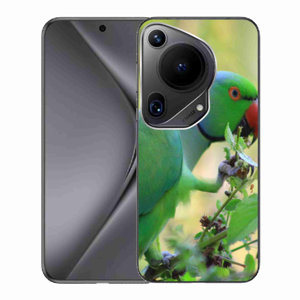Gelový kryt mmCase na Huawei Pura 70 Ultra - papoušek alexandr
