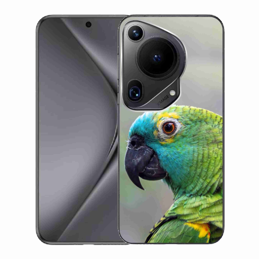 Gelový kryt mmCase na Huawei Pura 70 Ultra - papoušek amazoňan