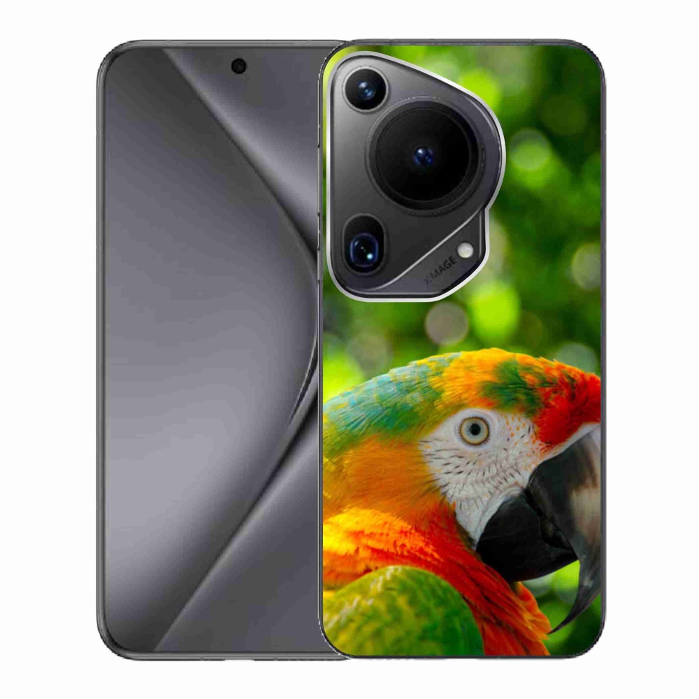 Gelový kryt mmCase na Huawei Pura 70 Ultra - papoušek ara 3