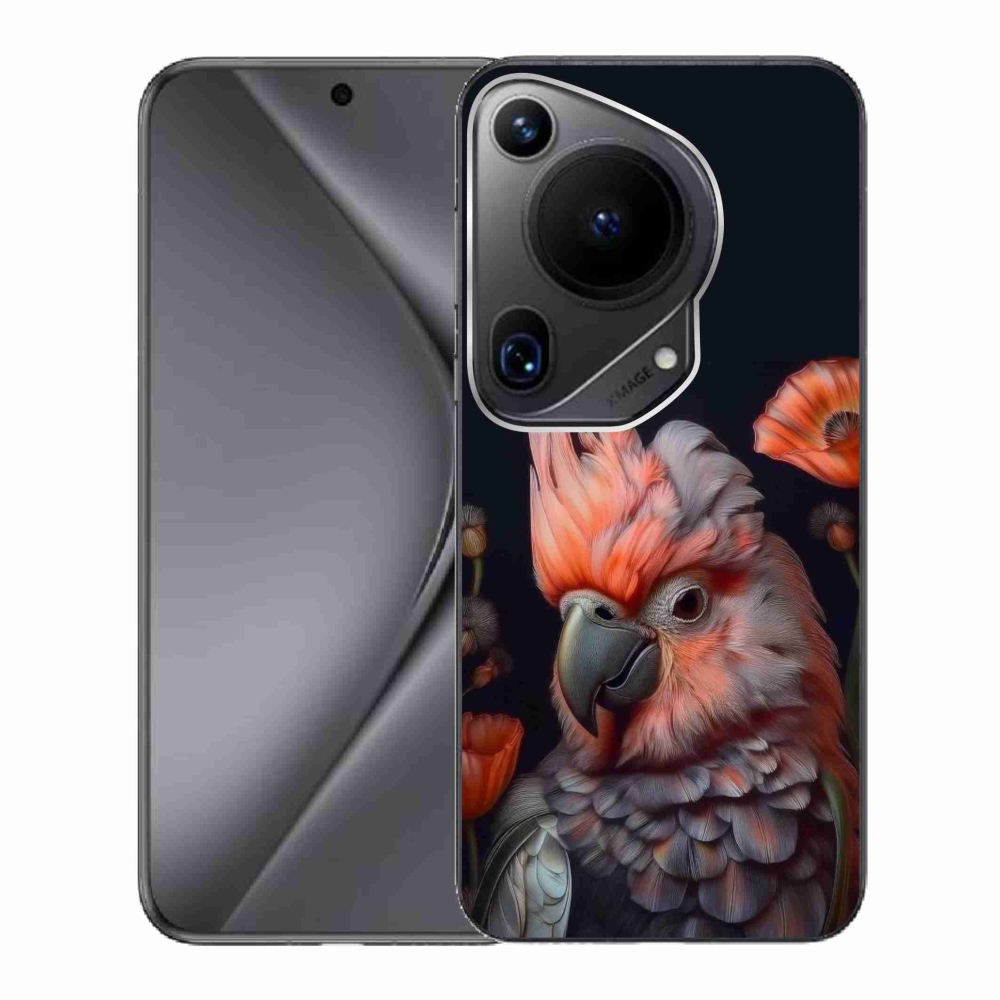 Gelový kryt mmCase na Huawei Pura 70 Ultra - papoušek kakadu v barvách