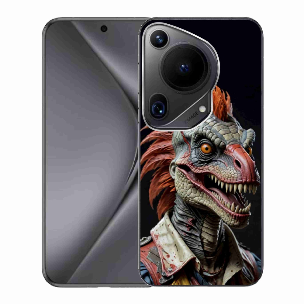 Gelový kryt mmCase na Huawei Pura 70 Ultra - punk dinosaurus
